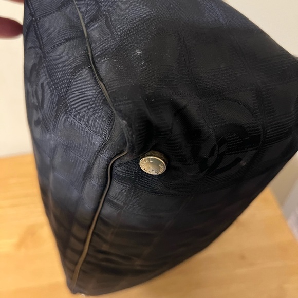 Chanel Black New Travel Line Nylon Tote - Picture 5 of 13